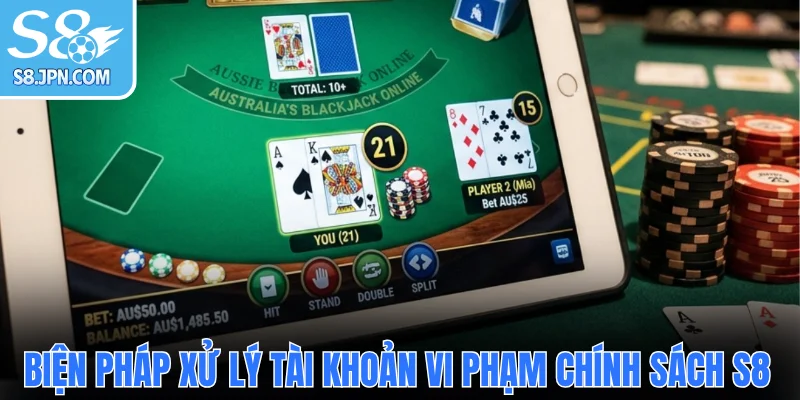 Biện pháp xử lý tài khoản vi phạm chính sách S8