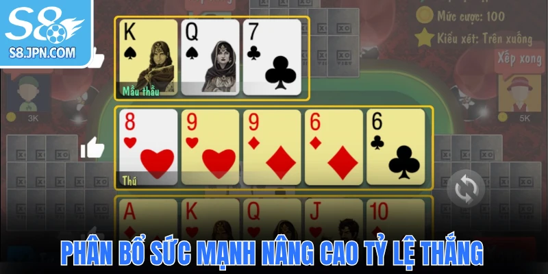 Phân bổ sức mạnh nâng cao tỷ lệ thắng 