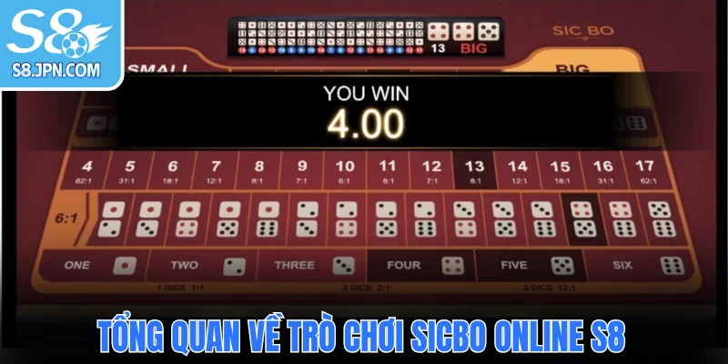  Tổng quan về trò chơi Sicbo online S8